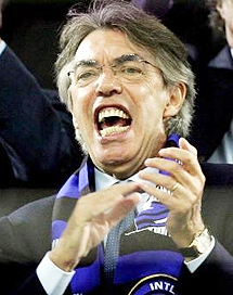 Massimo Moratti, patron dell'Inter dall'inizio degli anni '90